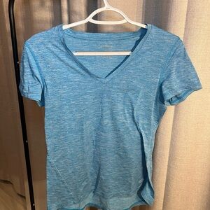 Fitted Blue Short Sleeve Tee